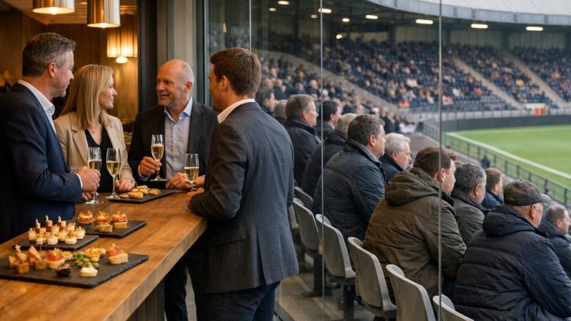 Verschil hospitality en reguliere voetbaltickets