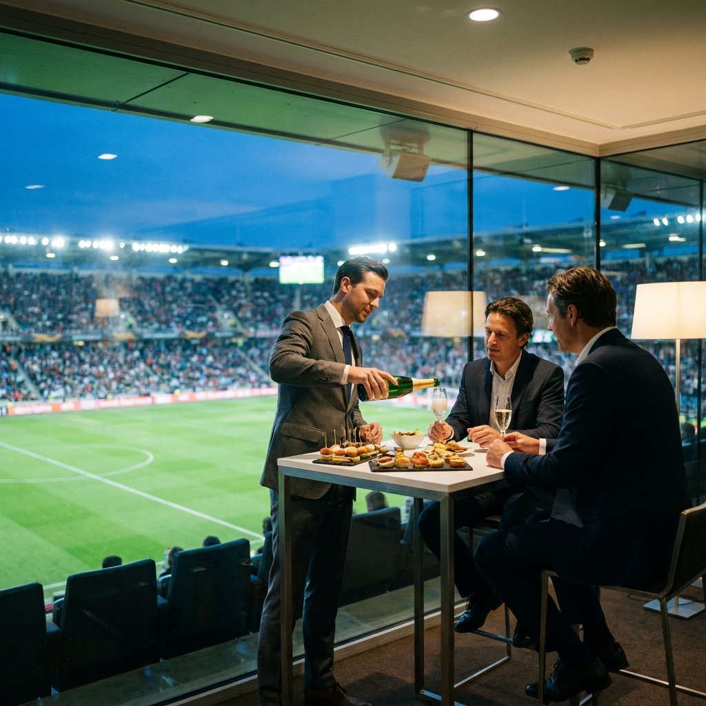 Eredivisie vs Europese wedstrijd hospitality