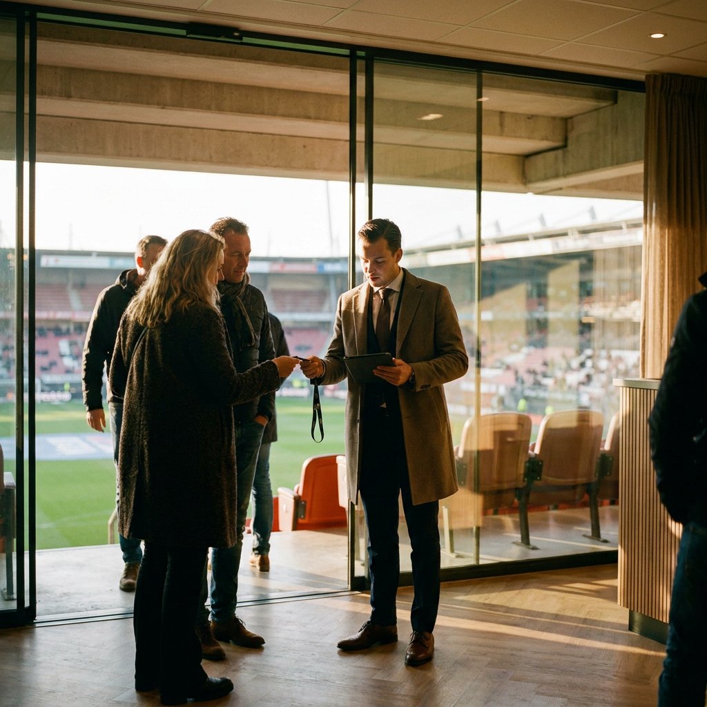 Voorbereiding zakelijke voetbalavond