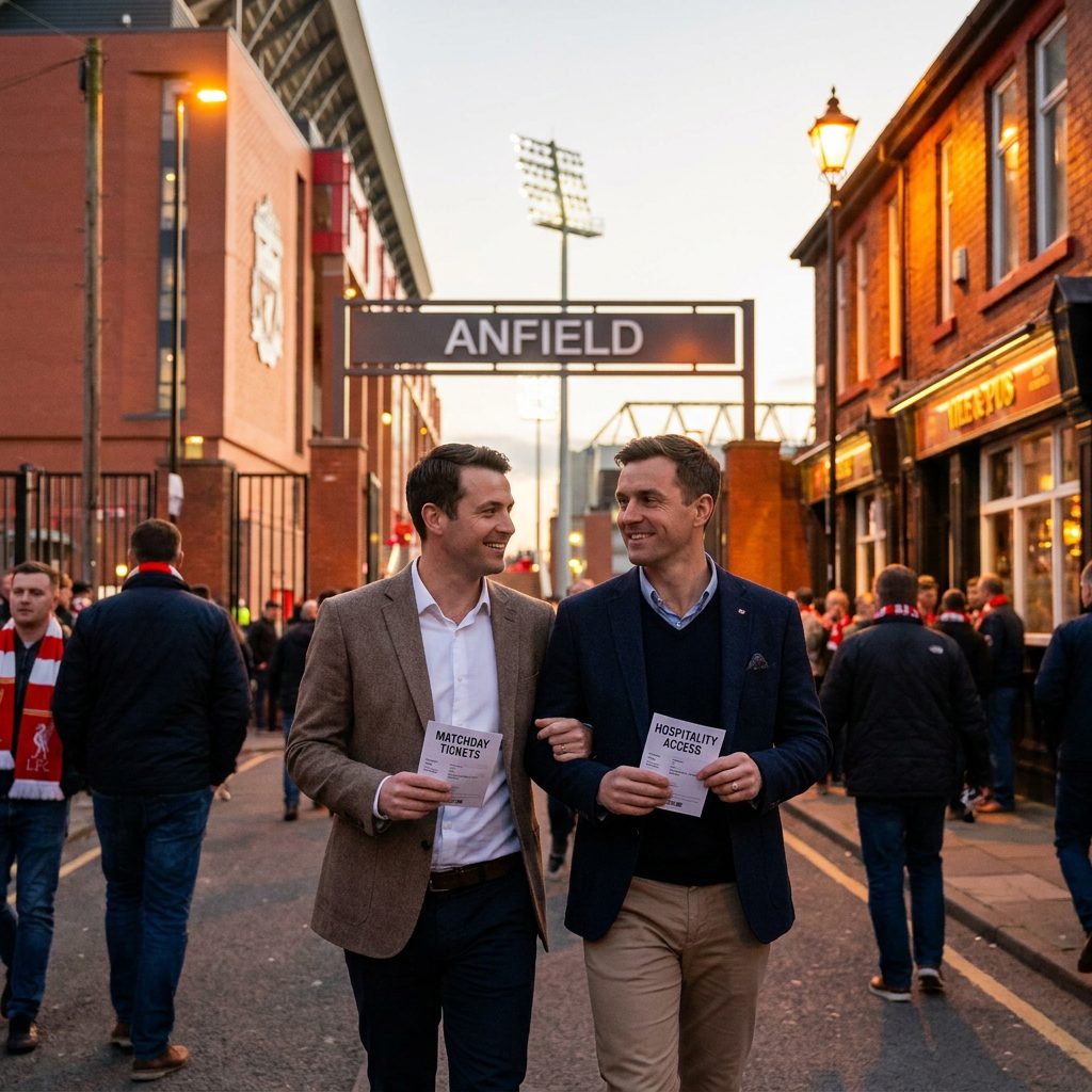 Liverpool FC voetbalreis met officiële tickets en hospitality